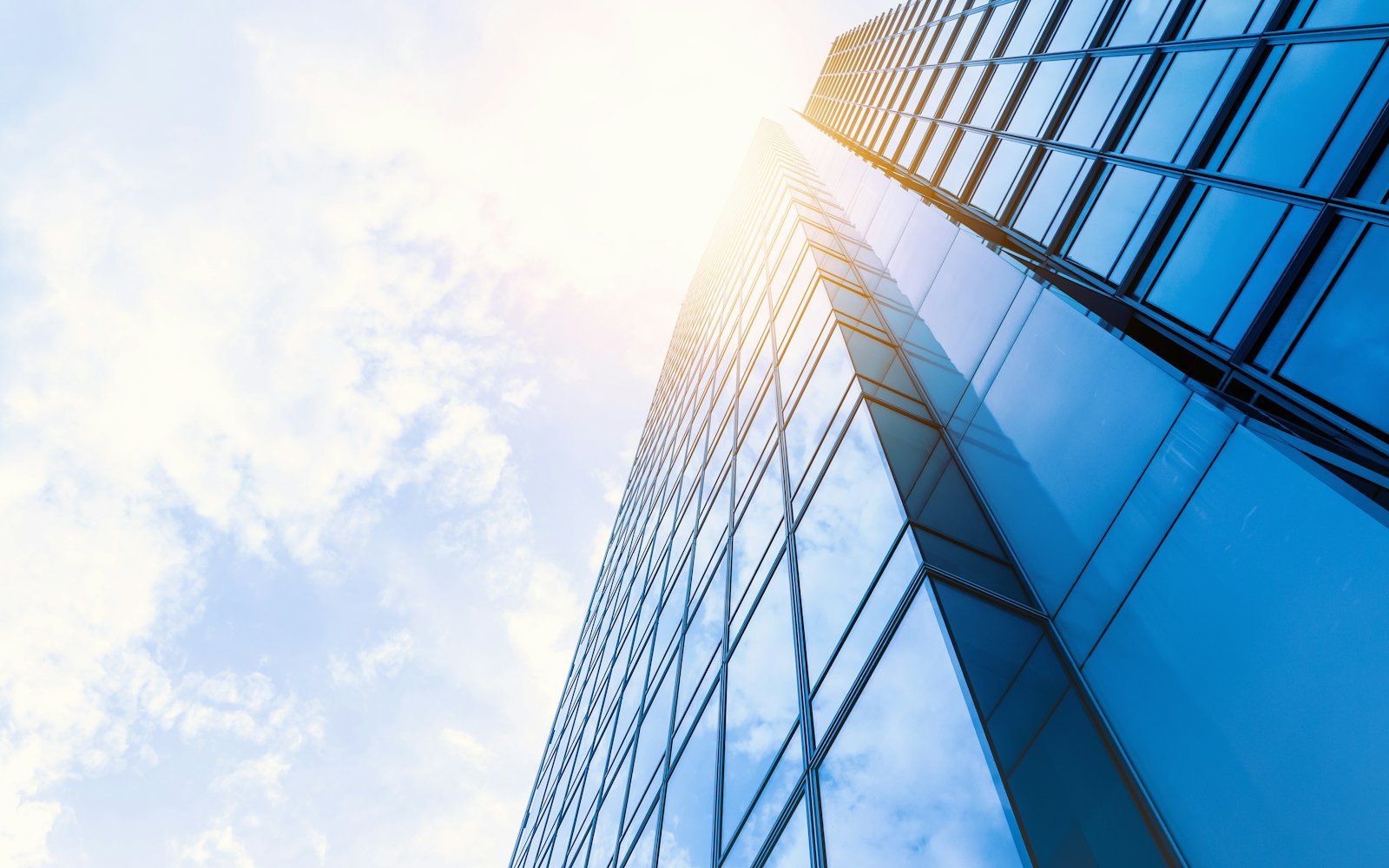 A corporate finance office tower